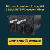 Bitmain Antminer L11 Hyd 6U 33Gh/s 5676W Dogecoin Miner